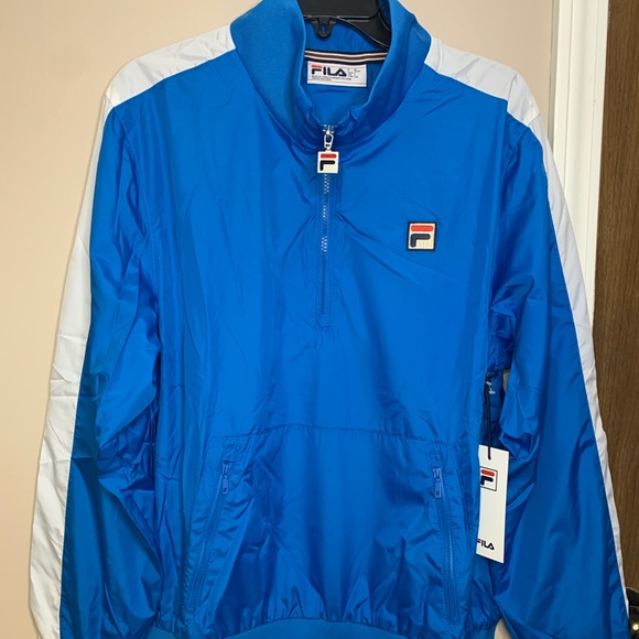 Fila Other - Fila men SZ large ocean blue windbreaker jacket